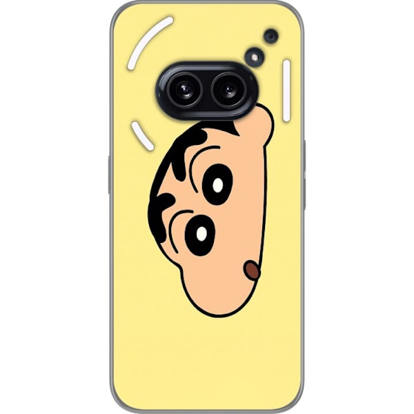 Nothing Phone (2a) Gennemsigtig cover Peeking Shinchan
