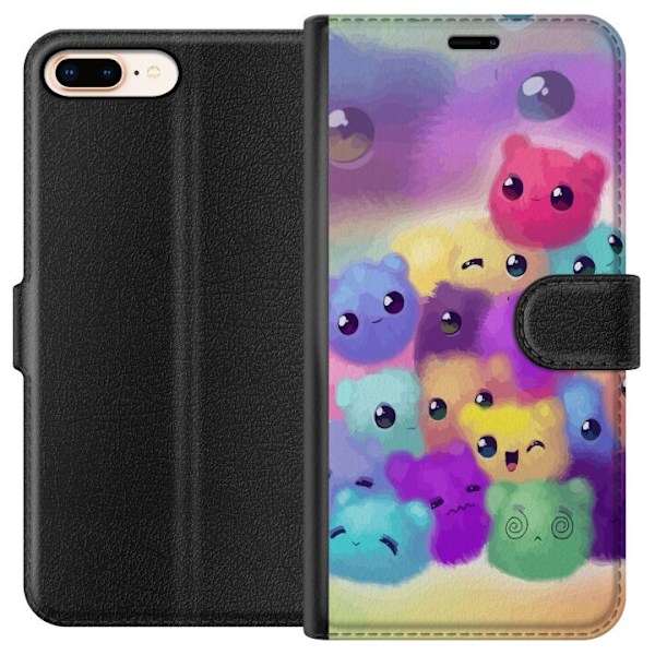 Apple iPhone 8 Plus Tegnebogsetui Enkelt horn