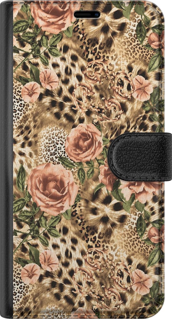 Kompatibelt Plånboksfodral till Apple iPhone 11 Pro Bruna leopardrosor brun