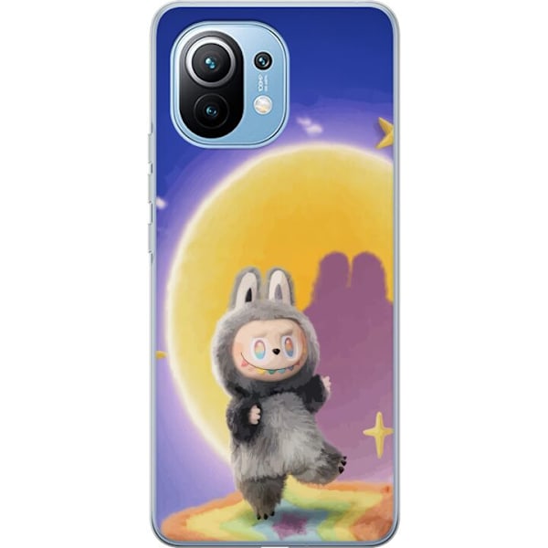 Xiaomi Mi 11 Läpinäkyvä kuori Labubu Neon Pop - Neonväri p