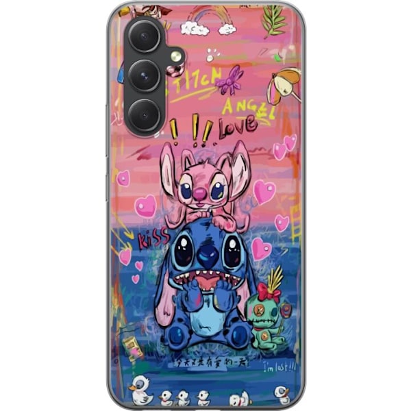 Samsung Galaxy S24 Läpinäkyvä kuori Stitch taide