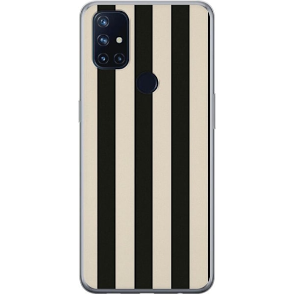 OnePlus Nord N10 5G Genomskinligt Skal Line Flow