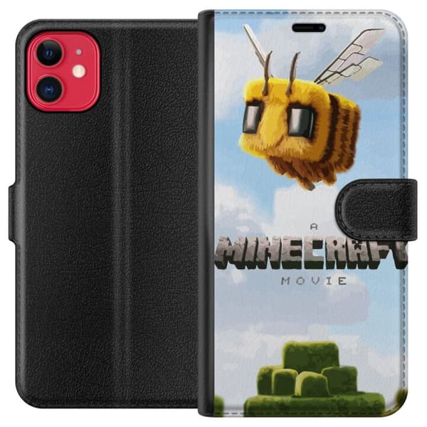 Kompatibel Tegnebogsetui til Apple iPhone 11 A Minecraft Movie