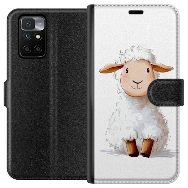 Xiaomi Redmi 10 Lompakkokotelo Suloinen Lammas - lasten ja vau