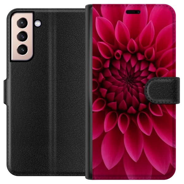 Kompatibelt Plånboksfodral till Samsung Galaxy S21 Rosecore