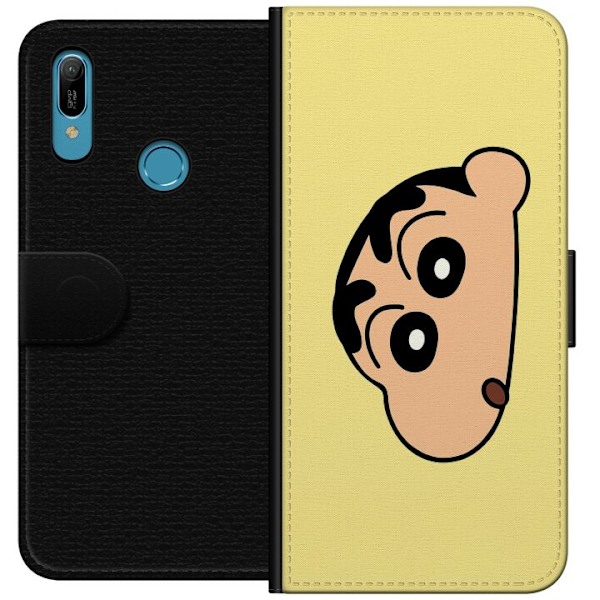 Huawei Y6 (2019) Tegnebogsetui Peeking Shinchan