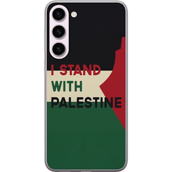 Samsung Galaxy S23+ Genomskinligt Skal Stand with Palestine