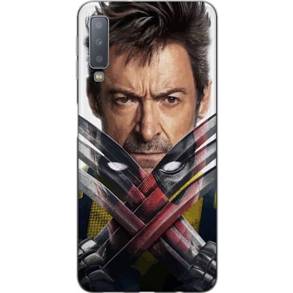 Samsung Galaxy A7 (2018) Gennemsigtig cover Deadpool & Wolveri