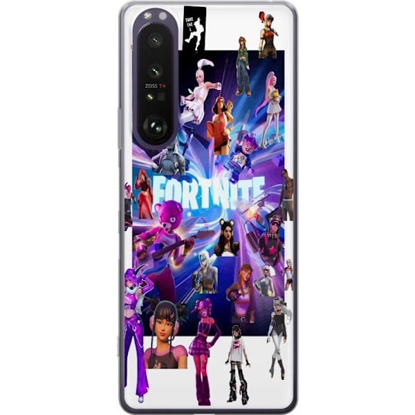 Sony Xperia 1 III Gennemsigtig cover Fortnite