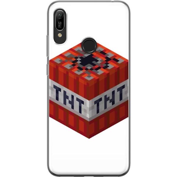 Huawei Y6 (2019) Genomskinligt Skal Minecraft TNT