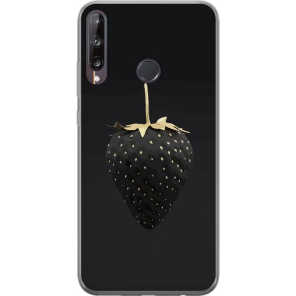 Huawei P40 lite E Gennemsigtig cover Luksus Jordbær