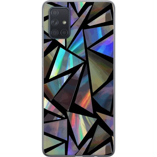 Samsung Galaxy A71 Gjennomsiktig deksel 3D Refleksjon