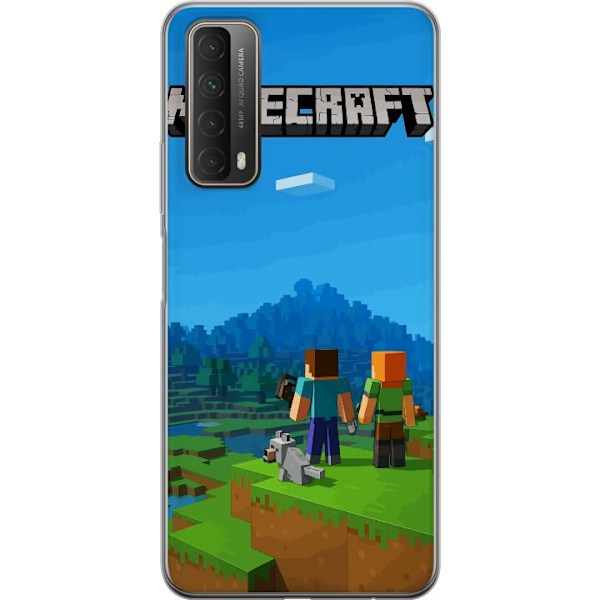 Huawei P smart 2021 Läpinäkyvä kuori Minecraft Key Art