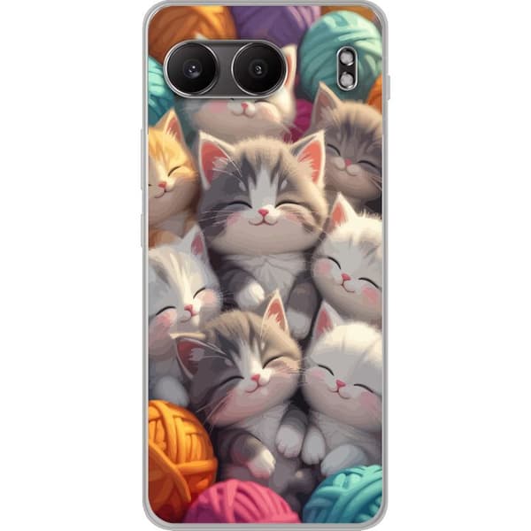 Kompatibelt Mobildeksel til OnePlus Nord 4 Sovande kattungar beige