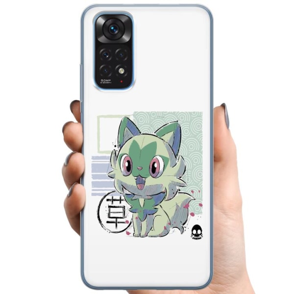 Xiaomi Redmi Note 11 TPU Mobildeksel Sprigatito (Pokémon)