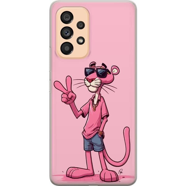 Kompatibelt Mobildeksel til Samsung Galaxy A53 5G Pink Panter Peace