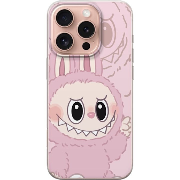 Apple iPhone 16 Pro Läpinäkyvä kuori Labubu Floral Freak