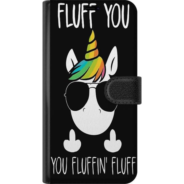 Kompatibelt Plånboksfodral till Samsung Galaxy A40 Fluff You Enhörning