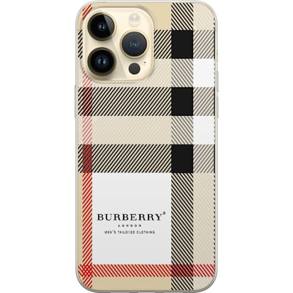 Apple iPhone 14 Pro Max Läpinäkyvä kuori Burberry