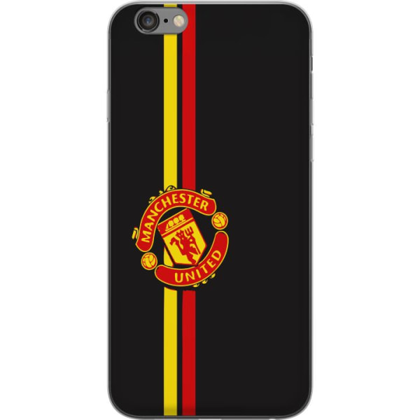 Apple iPhone 6s Plus Läpinäkyvä kuori Manchester United F.C