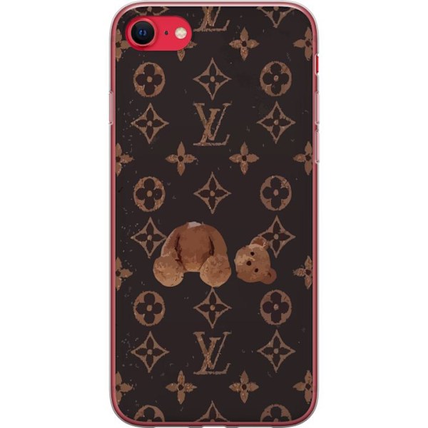 Apple iPhone SE (2022) Gennemsigtig cover Død teddybjørn