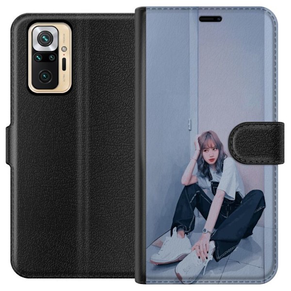 Xiaomi Redmi Note 10 Pro Tegnebogsetui Lisa from Blackpink –