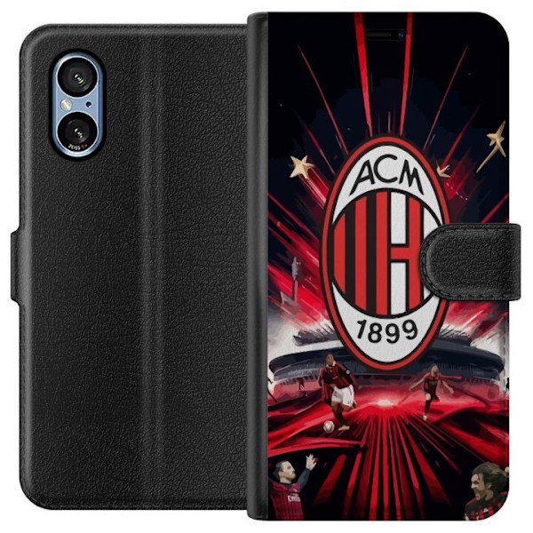 Sony Xperia 5 V Lommeboketui AC Milan