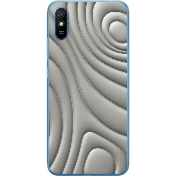 Kompatibelt Mobilskal till Xiaomi Redmi 9A Silver Waves
