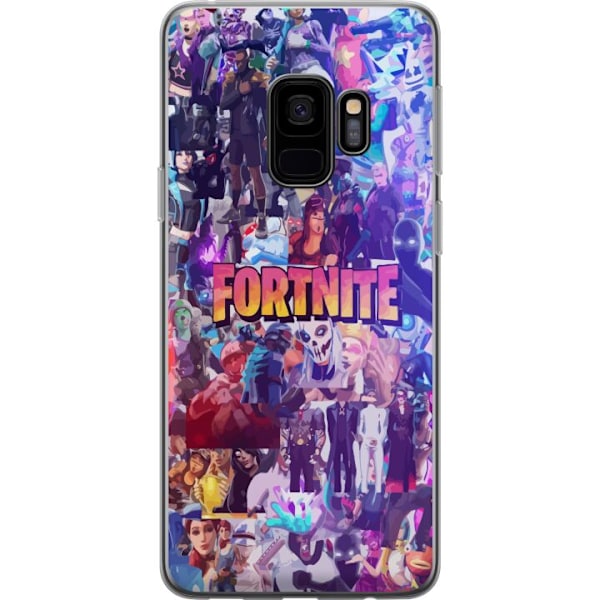 Samsung Galaxy S9 Läpinäkyvä kuori Fortnite