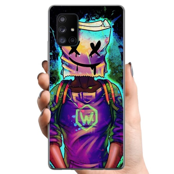 Samsung Galaxy A71 5G TPU Matkapuhelimen kuori Fortnite Marshm