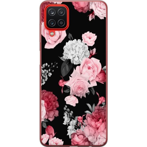 Samsung Galaxy A12 Cover / Mobilcover - Floral Blomst