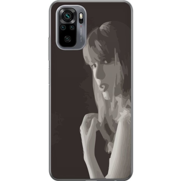 Xiaomi Redmi Note 10S Gennemsigtig cover Taylor Swift