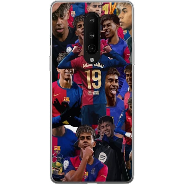 OnePlus 8 Läpinäkyvä kuori Lamine Yamal mobiilikotelo jalkapallofaneille