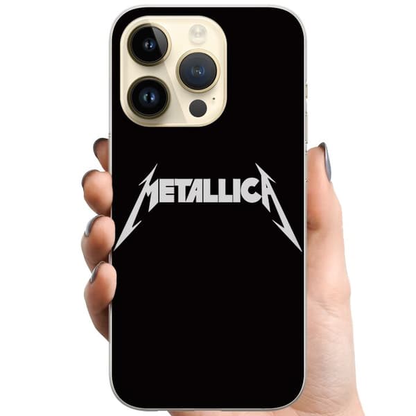 Kompatibelt Mobilskal till Apple iPhone 15 Pro Metallica