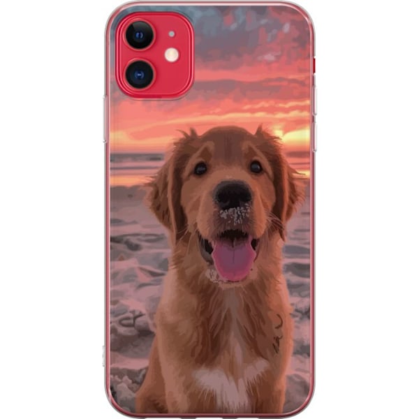 Apple iPhone 11 Gennemsigtig cover Hund