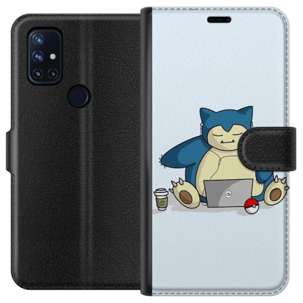 OnePlus Nord N10 5G Tegnebogsetui Pokemon Rolig