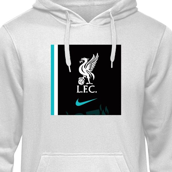 Barn-Hoodie | Mjuk Huvtröja för Barn Liverpool FC grå 12-13 År