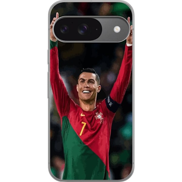 Google Pixel 9 Pro Gennemsigtig cover Cristiano Ronaldo (Portu