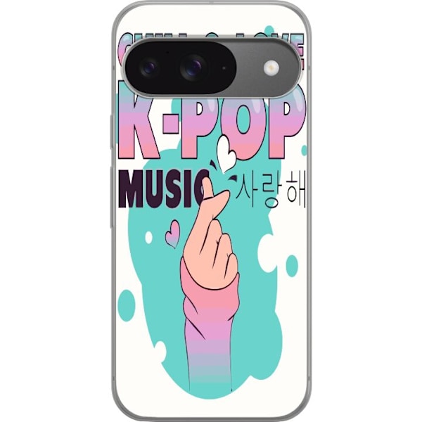 Google Pixel 9 Läpinäkyvä kuori K-POP