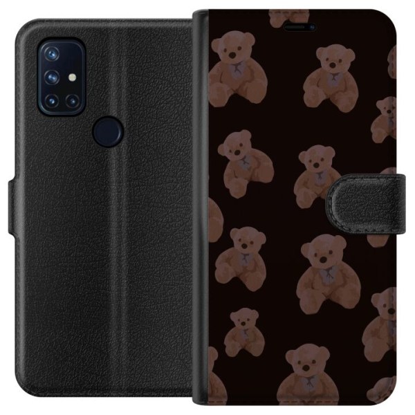 OnePlus Nord N10 5G Plånboksfodral En björn flera björnar