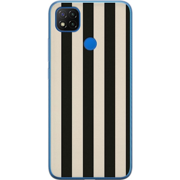 Xiaomi Redmi 9C Genomskinligt Skal Line Flow