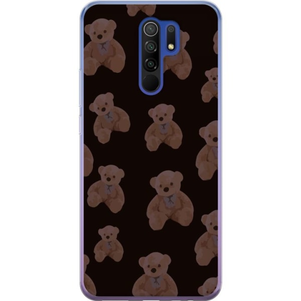 Xiaomi Redmi 9 Gennemsigtig cover En bjørn flere bjørne