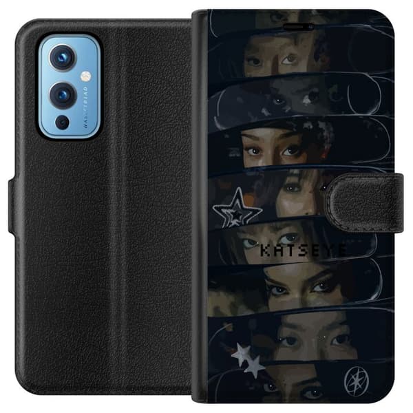 Kompatibelt Plånboksfodral till OnePlus 9 KATSEYE svart