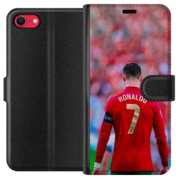 Kompatibel Tegnebogsetui til Apple iPhone 8 Ronaldo