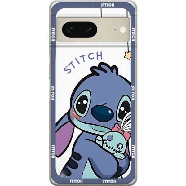 Google Pixel 7 Genomskinligt Skal Stitch rymden