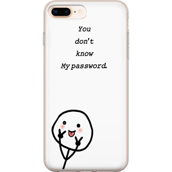 Apple iPhone 7 Plus Genomskinligt Skal You Don’t Know My Pas