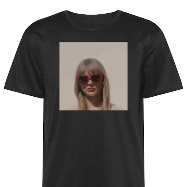 Tränings-T-shirt | Sport-T-shirt för Vuxen Taylor Swift svart Small