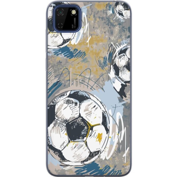 Huawei Y5p Gjennomsiktig deksel Fotball