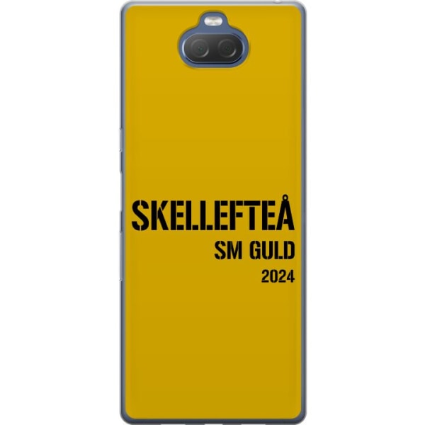 Sony Xperia 10 Plus Gennemsigtig cover Skellefteå SM GULD
