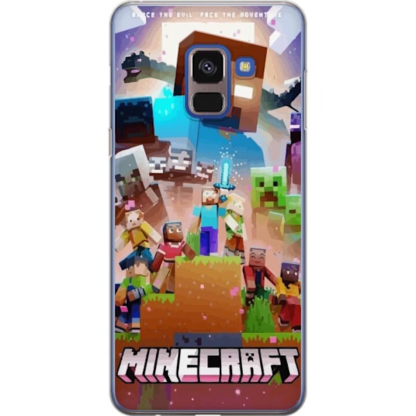 Samsung Galaxy A8 (2018) Genomskinligt Skal Minecraft